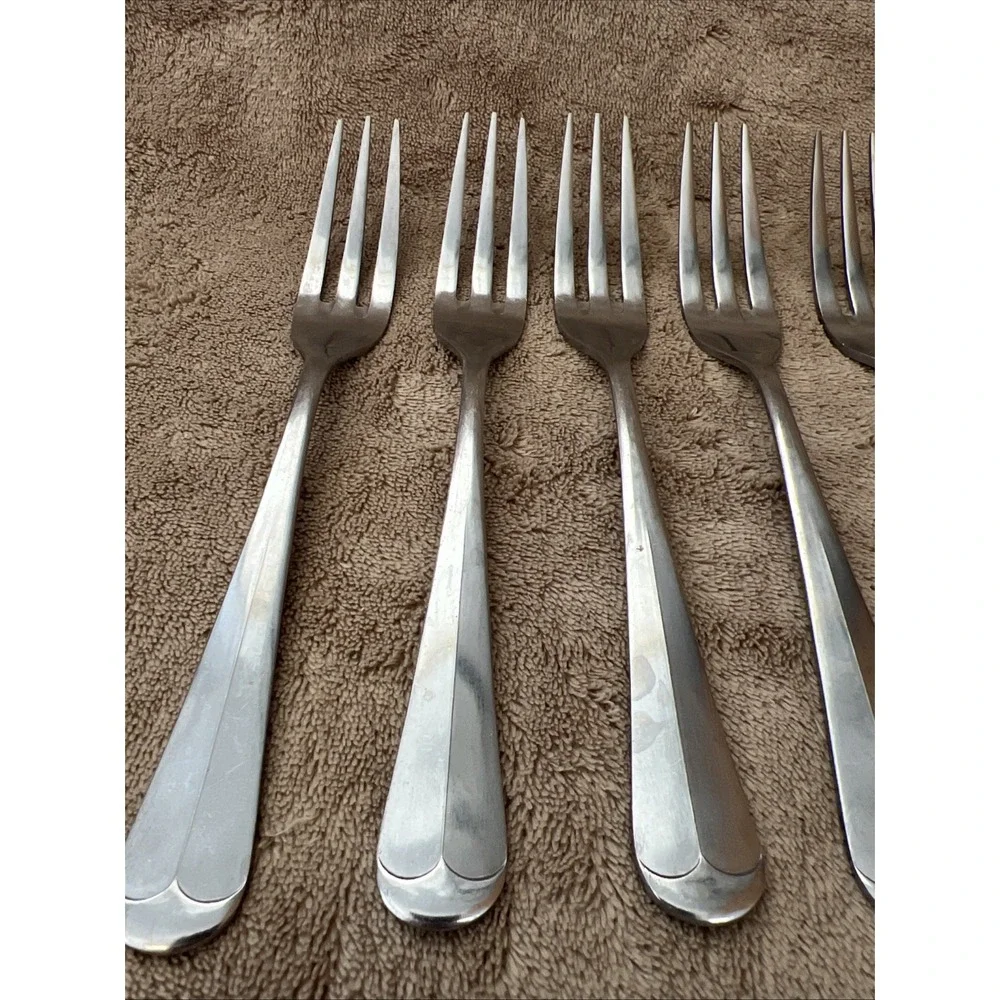 Dining | Orleans Silver Orl19 Stainless Dinner Fork Set Of 7 7 12 Long ...